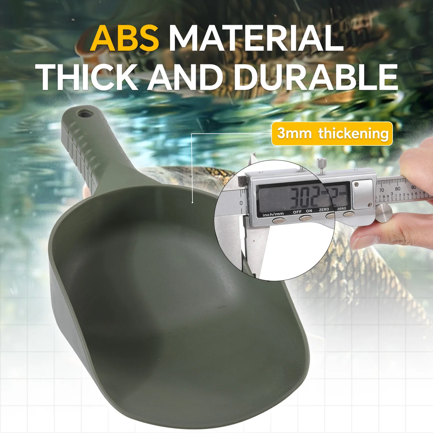 Sougayilang Pala para cebo de carpa – Plástico ABS antiadherente - imagen 2