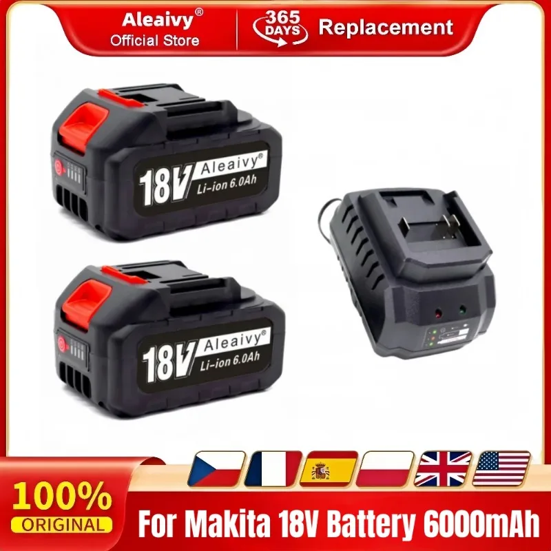 

18V 3AH/6AH/9AH Rechargeable Lithium-ion Battery for Makita 21V B Series Electric Tools, Chainsaw, Impact Wrench, Angle Grinder