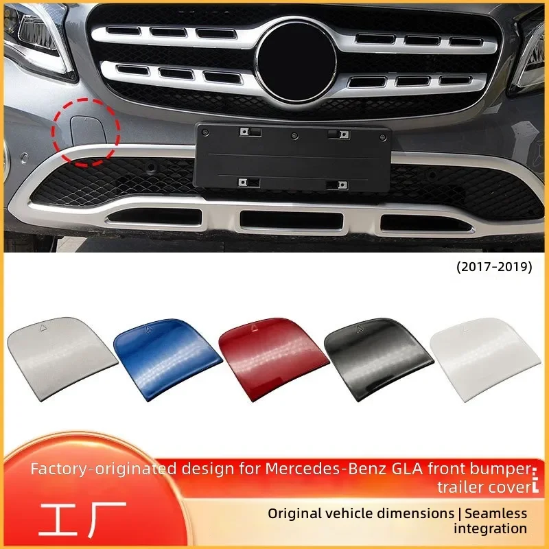 For 17-19 Mercedes Benz GLA Class W156 Front Tow Hook Cover Trailer Towing Eye Cap Trim 156854200