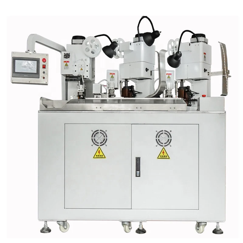 For Sale Automatic 5 Ends Crimp Device Computer Electrical Multi Core Wire Cutting Stripping Cable Crimping Machine