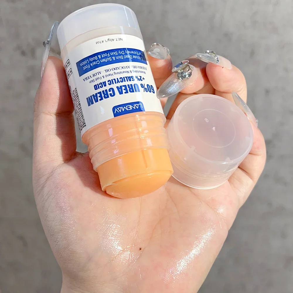 40g Ureum Voetcrème Droge Gebarsten Voeten Hiel Zachte Peeling Verzachtende Huid Ultra-Hydraterende Hand Voetverzorging crème Stok Protuct