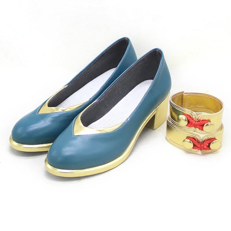 パーソナライズされたスターの衣装,コスプレ,ハロウィーンのカーニバルブーツ,PUレザーのアクセサリー