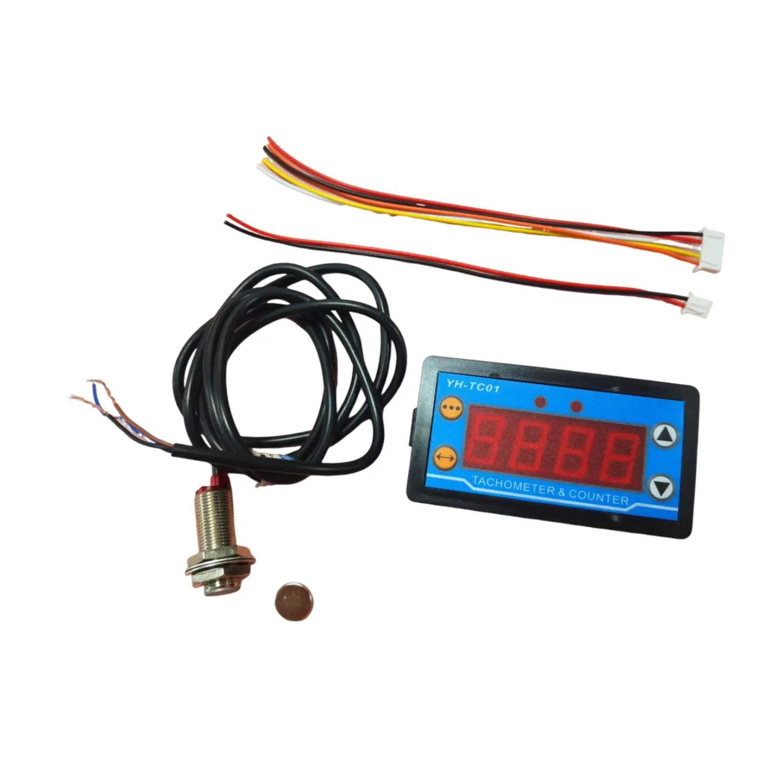 

Digital LED Tachometer Frequency RPM Speed Meter for Conveyor Belt Lathes