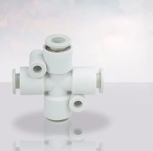 tube size 4/6/8/10/12mm pneumatic cross fitting KQ2TW