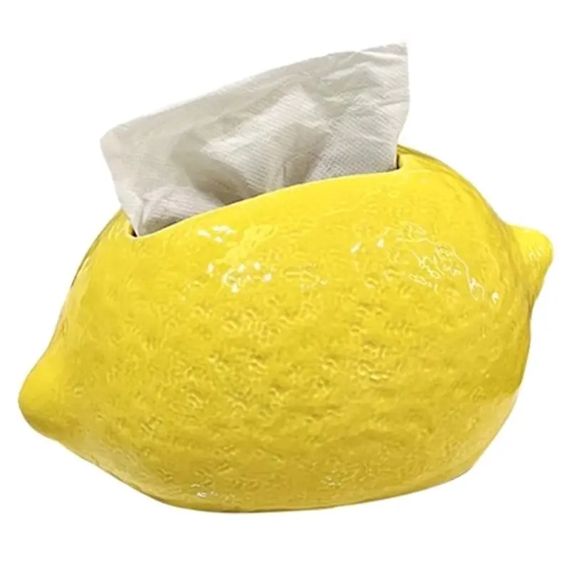 

MOPHE-коробка для салфеток с лимоном, держатель для салфеток, украшение для рабочего стола, коробка для хранения салфеток, аксессуары для украшения дома, современные