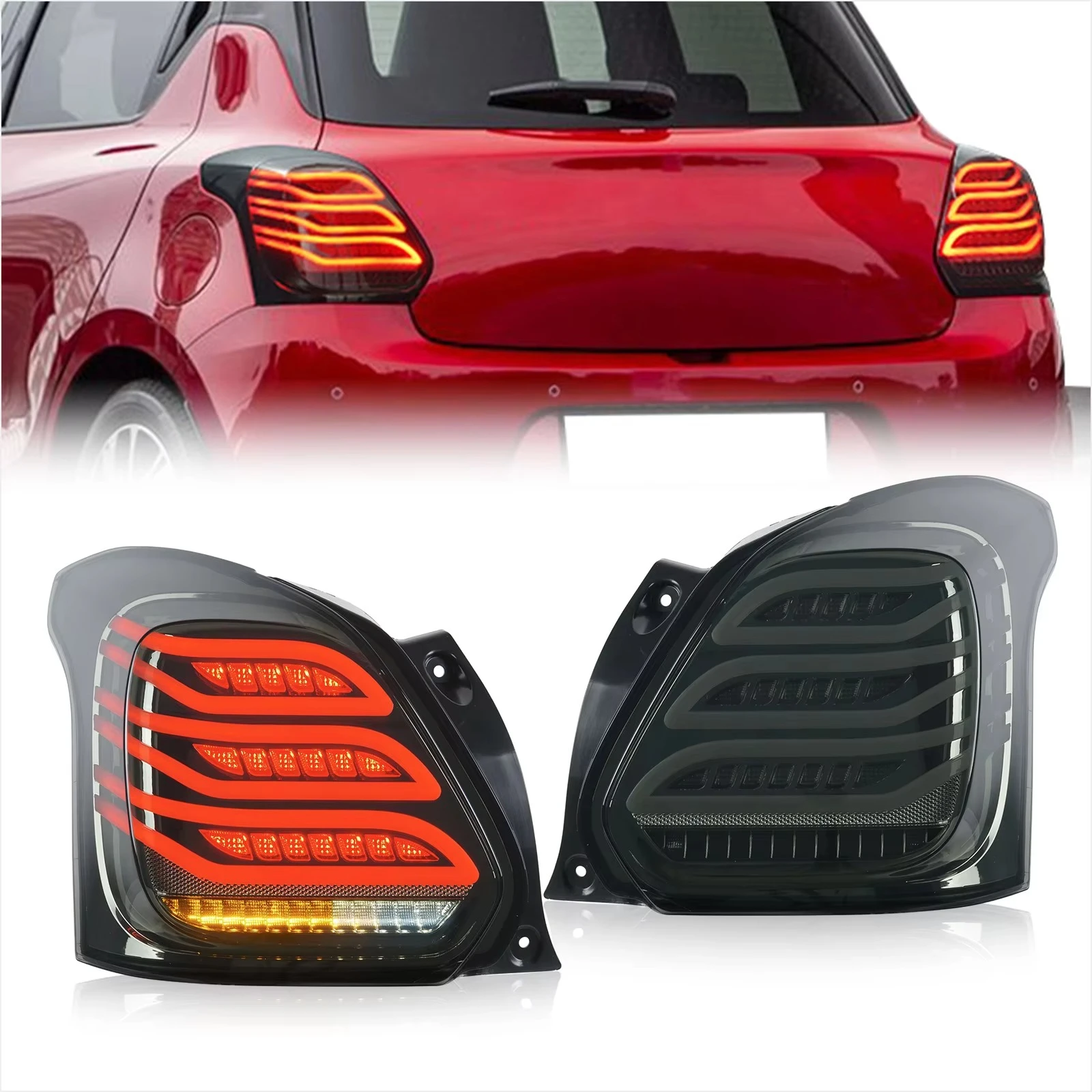 

Factory Price Newest Design Smoke Color Rear Stop Lamp Taillights for Swift 2016 Tail Light
