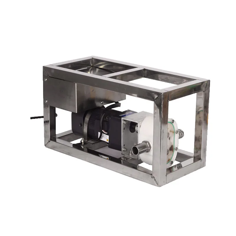 

Шестеренчатый насос 90 Вт, 220 В, пищевой пластиковый микротрансферный насос для медовой сырой вязкой жидкости