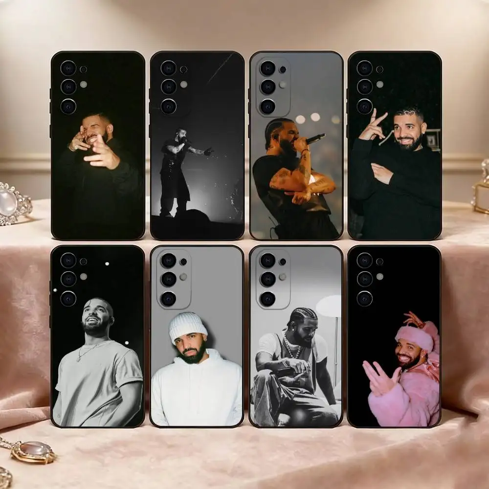 Чехол для телефона D-Drake S-Style Views, черный, силиконовый, мягкий, для Samsung S25, S24, S21, S22, S23, S30, Ultra, S20, Plus, FE, Lite