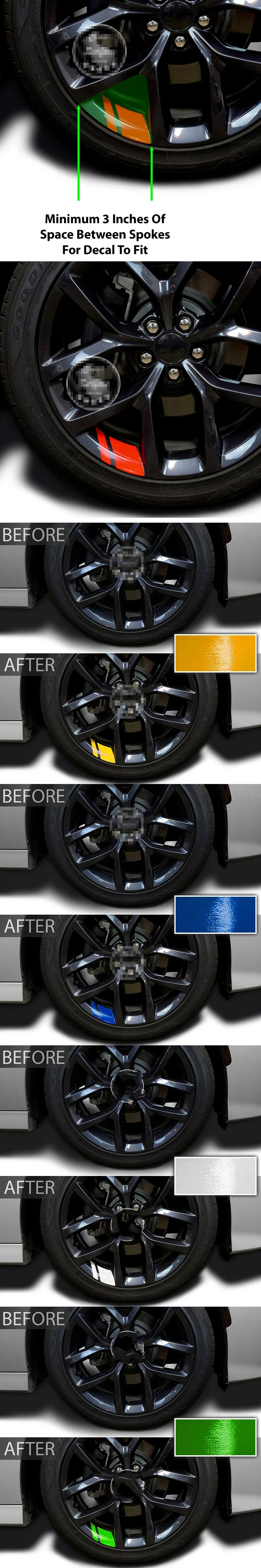 Auto Rad Reflektierende Aufkleber Wasserdicht Aufkleber Verbesserte Nacht Sicherheit Sichtbarkeit Auto Auto Aufkleber Radnabe Zubehör – Detail 1