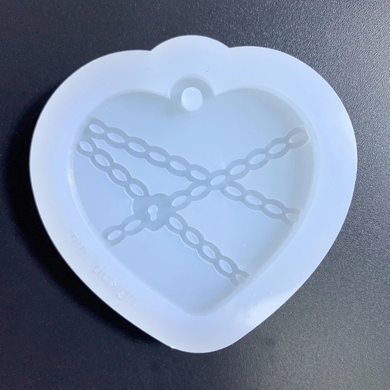 Hart siliconen mal ketting hart hars mal sleutelhanger hanger siliconen mal kristal epoxy mal DIY sieraden gietvorm