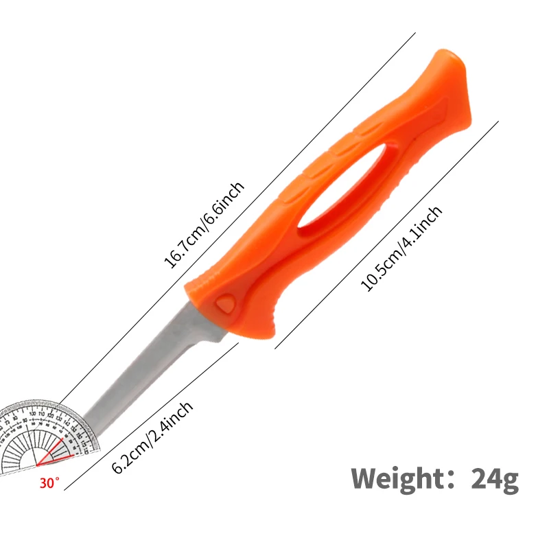 High Quality Outdoor Fishing Accessories Fishing Boat Stainless Steel Fish Filleting Knife Camping Tools Meat Cutting PP handle