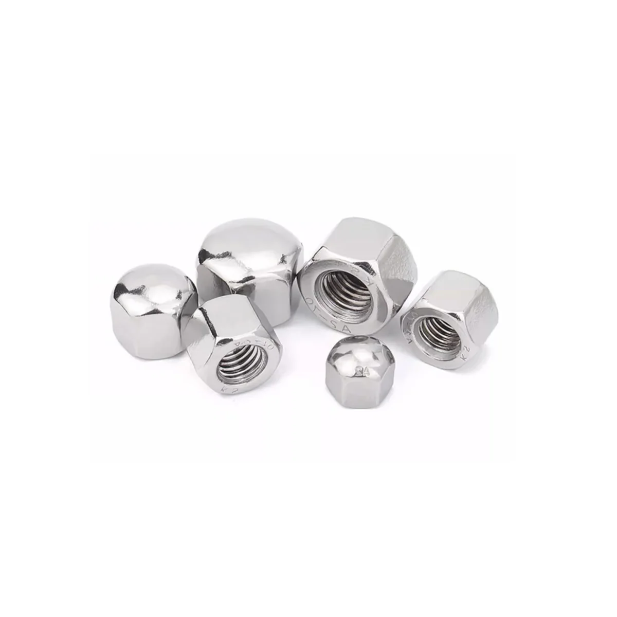 

304 Stainless Steel Cap Nut / Low Type Low Cap Hex Nut / Thin Blind Nut M4-M20