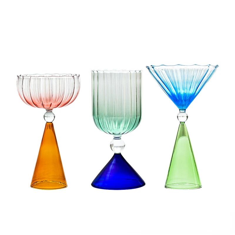 Creative Wine Glasses Cocktail Glass Bar Martini Cup Marguerite Cup Fashion Home Bar Hotel Party Decoration Accessories