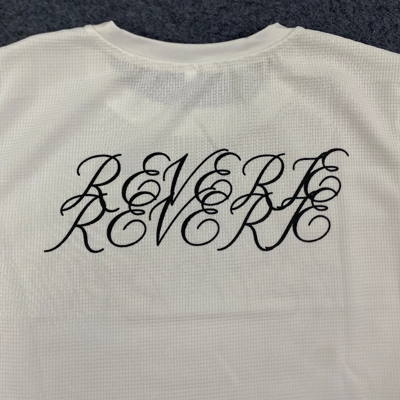 미국식 루즈 캐주얼 O넥 티셔츠 스트리트 빈티지 패션 여성 레이지 스퀘어 드릴 탑 INS 레터 프린트 긴팔 풀오버