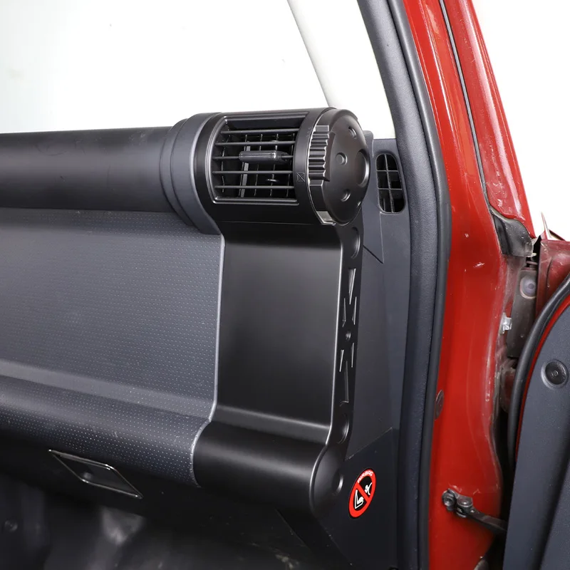 ABS Car Center Console Dashboard Both Side Air Conditioning Air Outlet Frame Cover Trim Sticker For Toyota FJ Cruiser 2007-2021