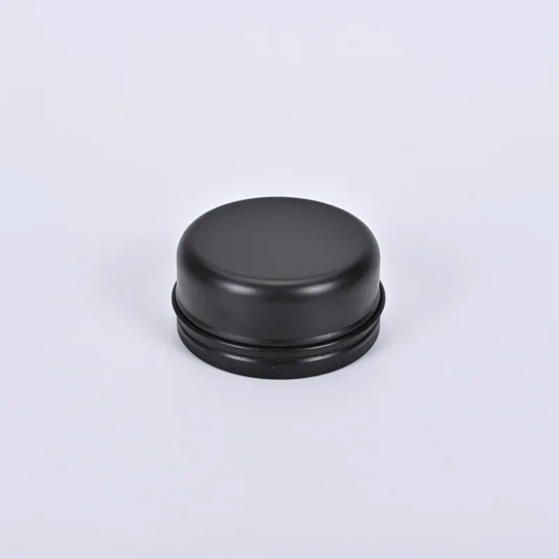 20pcs Black Aluminium Tin Jars Makeup Cream Lip Balm Smaple Container Empty Candle Tea Cans Metal Tin Box Packaging Gift Boxes