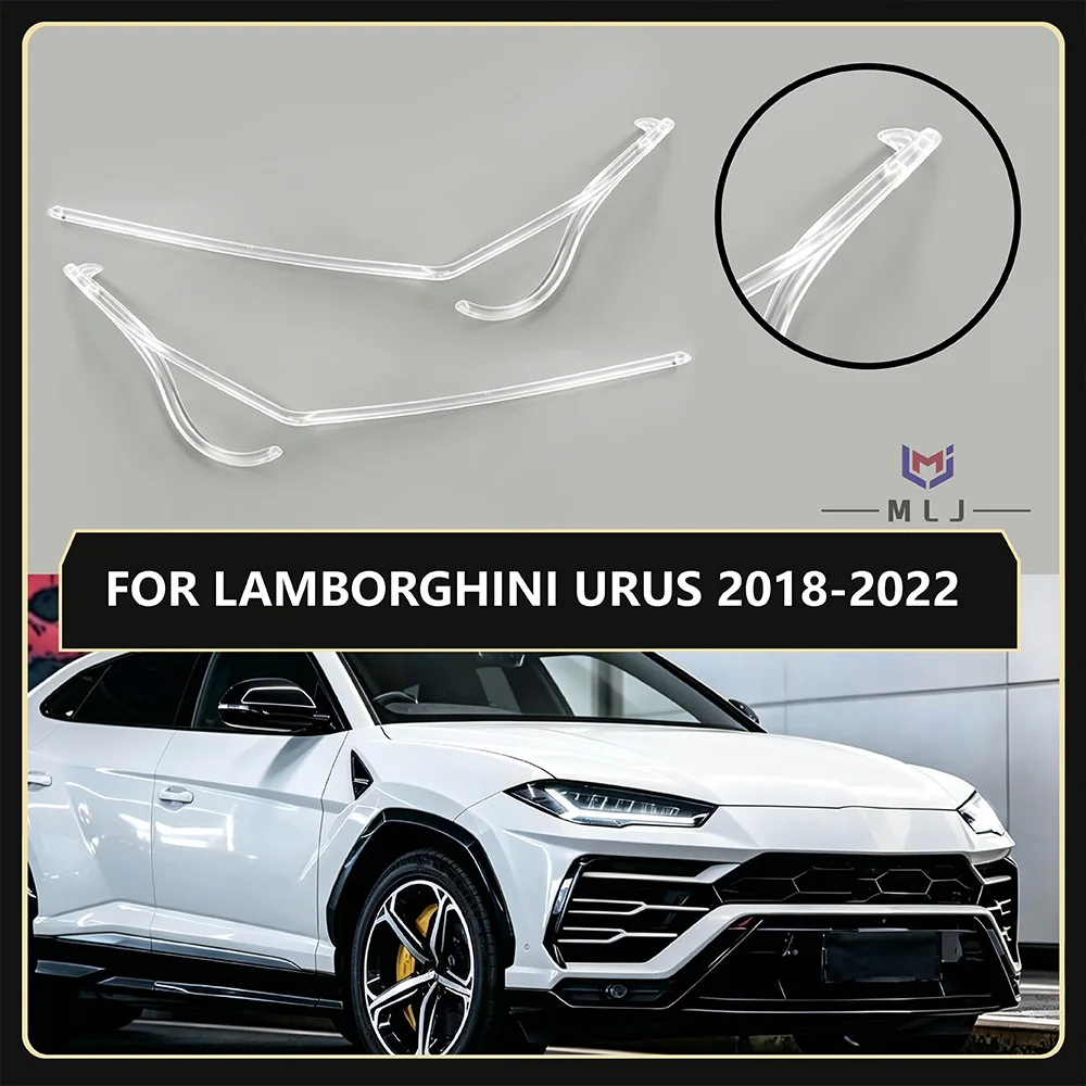 For Lamborghini Urus 2018‑2022 Daytime Running Light Angel Eyes DRL Light Guide Acrylic Tubes Strips Headlight Replacement Parts