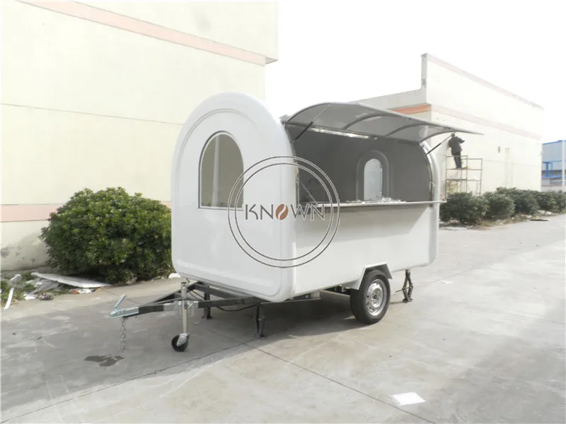 280 см уличный мобильный прицеп для фаст-фуда, тележка для хот-догов, грузовик-фургон на продажу