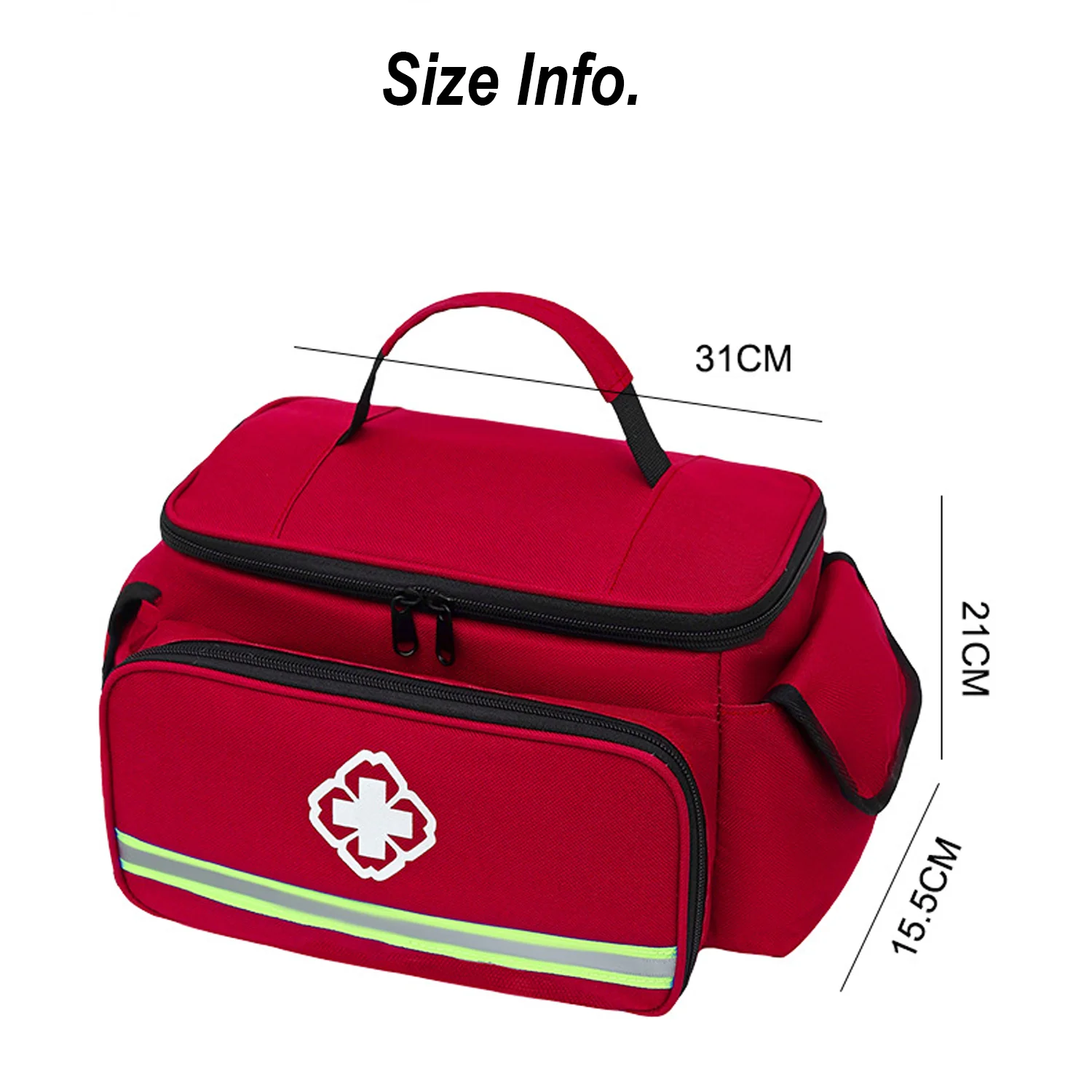 1 قطعة حقيبة إسعافات أولية محم - مراجعة First Aid Bag Kit وسعره
