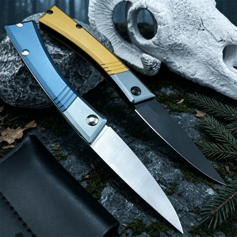 Compact BM 315 Knife – D2 Steel, Ergonomic Aluminum Handle – A Versatile Tool for Jungle Navigation, Camping, and Trail Walking