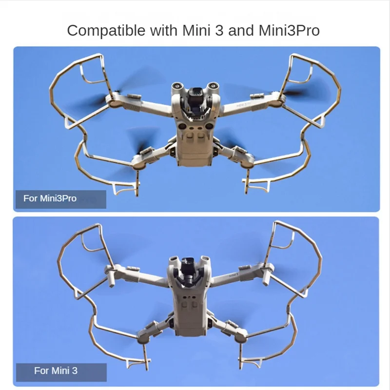 

AT-для DJI Mini 3, защита пропеллера, шасси, расширенная крышка крыла для ног, защита лезвия для Mini 3 Pro