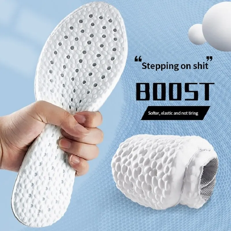 1Pair Sport Insoles for Shoes Memory Foam Sole Cushion Running Shock-Absorbant Breathable Deodorization EVA Orthopedic Soft Pad image 4