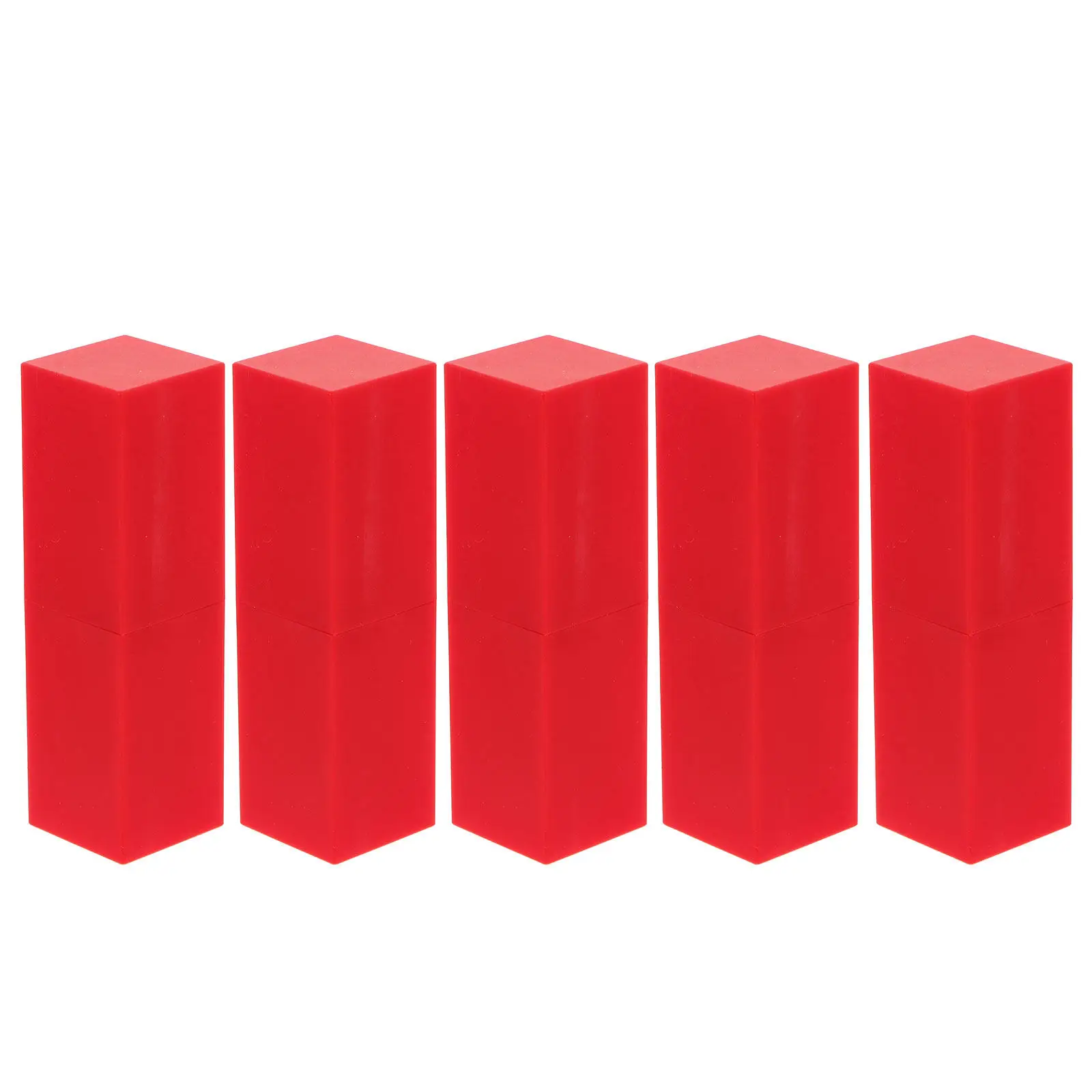 

5Pcs Lipstick Tubes High Grade ABS Magnetic DIY Empty Lip Balm Containers Refillable Lipstick Tubes Reusable Lip Balm Bottles