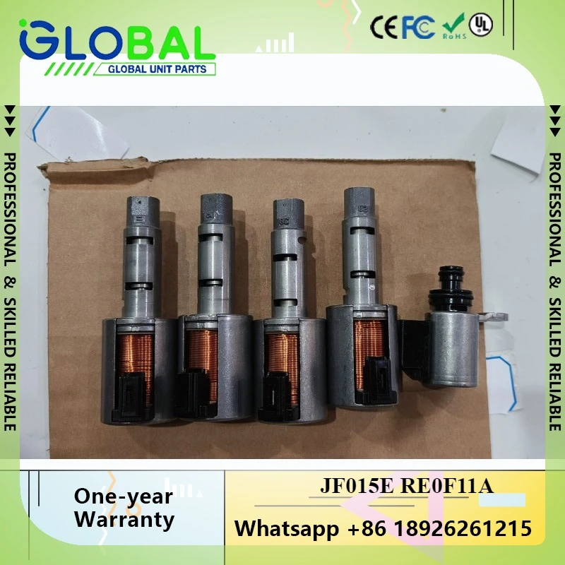 

5PCS JF015E RE0F11A CVT Transmission Valve Body Solenoid Suit For Nissan Note Sentra 12-up