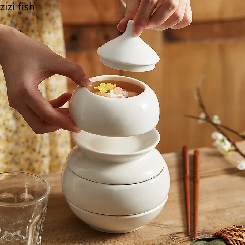 

Gourd Snack Platter Kitchen Irregular Ceramic Dim Sum Dessert Plate Appetizer Plate Serving Plate Artistic Conception Tableware