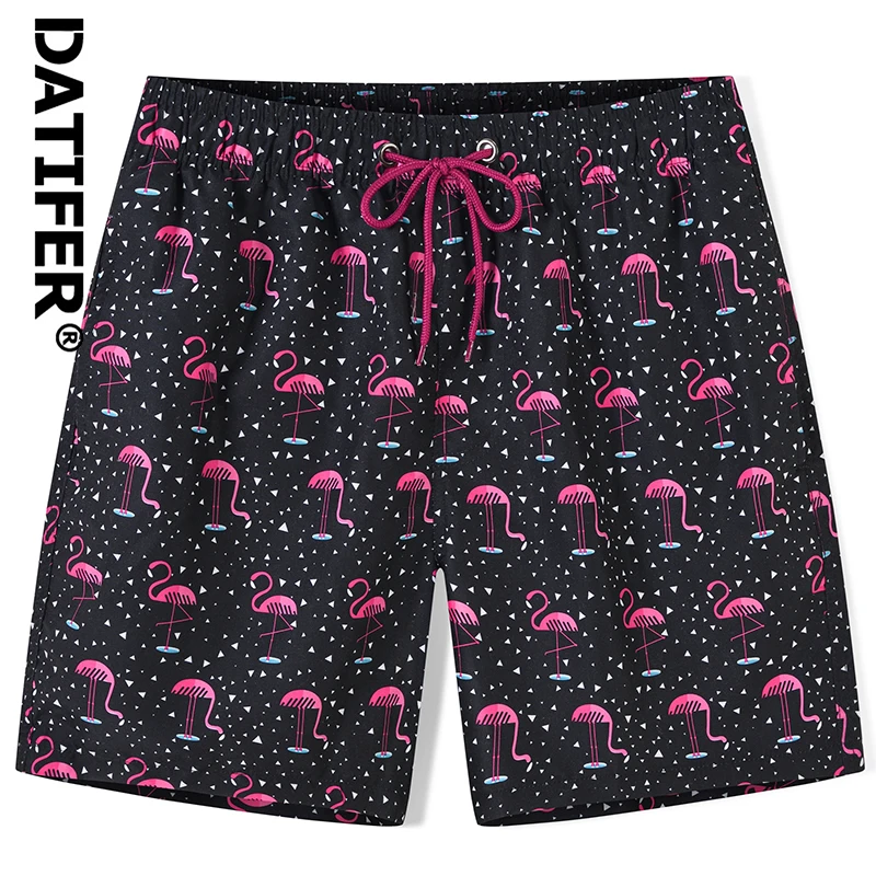 DATIFER Men's Sports Short Beachwear Bermuda Board Pants Surfing Swimming Boxer Trunks Bathing Suits Swimwear Swimsuits