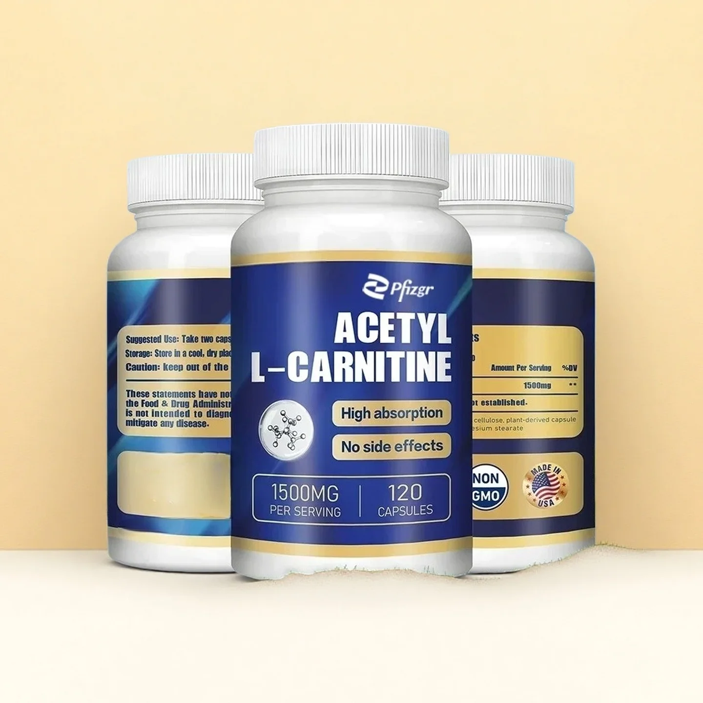 Acetil L-carnitina: producción de energía natural, aumenta el rendimiento corporal, promover el metabolismo, apoya la memoria y las concentraciones
