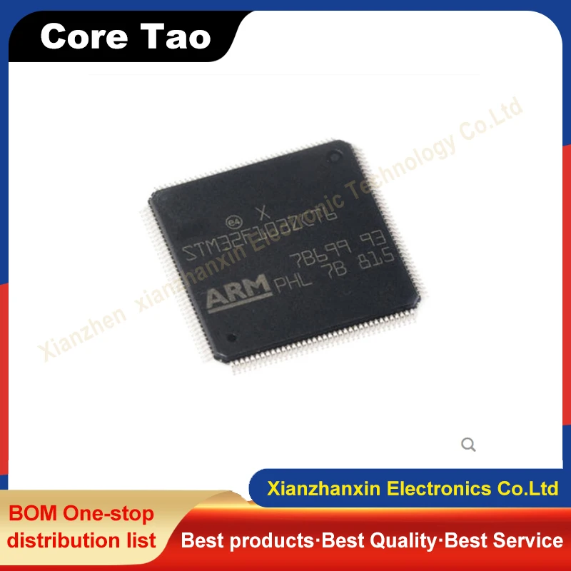 1~5pcs/lot STM32F103ZCT6 STM32F103 103ZCT6  LQFP-144 32-bit microcontrollers new and original