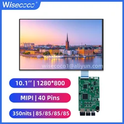Wisecoco 10.1 Inch Portable Display 1280x800 HD IPS LCD Monitor for PS4 Raspberry Pi 5 4 3 PC Laptop Secondary Screen