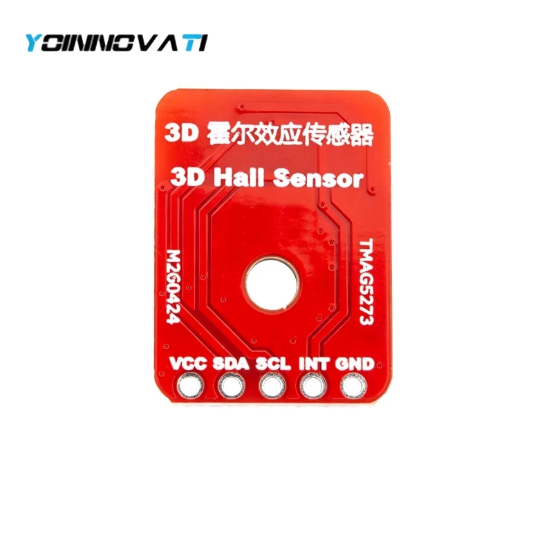 TMAG5273 3D Hall Effect Sensor Module I2C Interface, Low-Power Linear Magnetometer with 12-bit ADC &amp CORDIC Angle Calculation