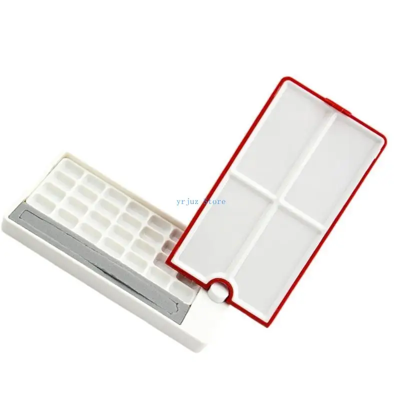

583D Roating Palette Case Paint Palette Tray Empty Watercolor Palette for Artists