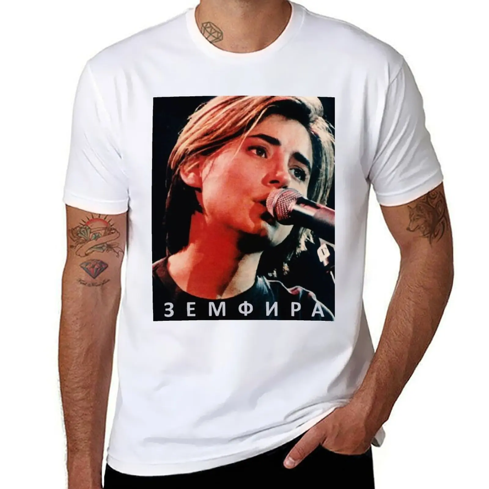 

Zemfira//3 T-Shirt t shirt for man 100 percent cotton t shirts for man cotton T-Shirt