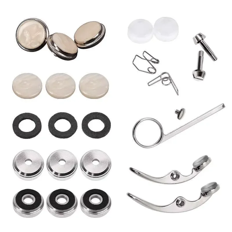 Professional Bb Key Small Brass Instrument Repair Tool Set Maintenance Kit for Trumpet Cornet Flute Clarinet Woodwind