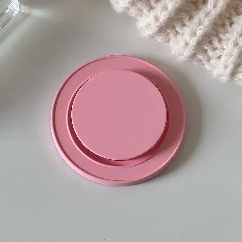 Simpatico supporto coreano 3D semplice in tinta unita per Magsafe PopSockets Magsafe Grip per Iphone16 Griptok Grip Tok Supporto per staffa di supporto