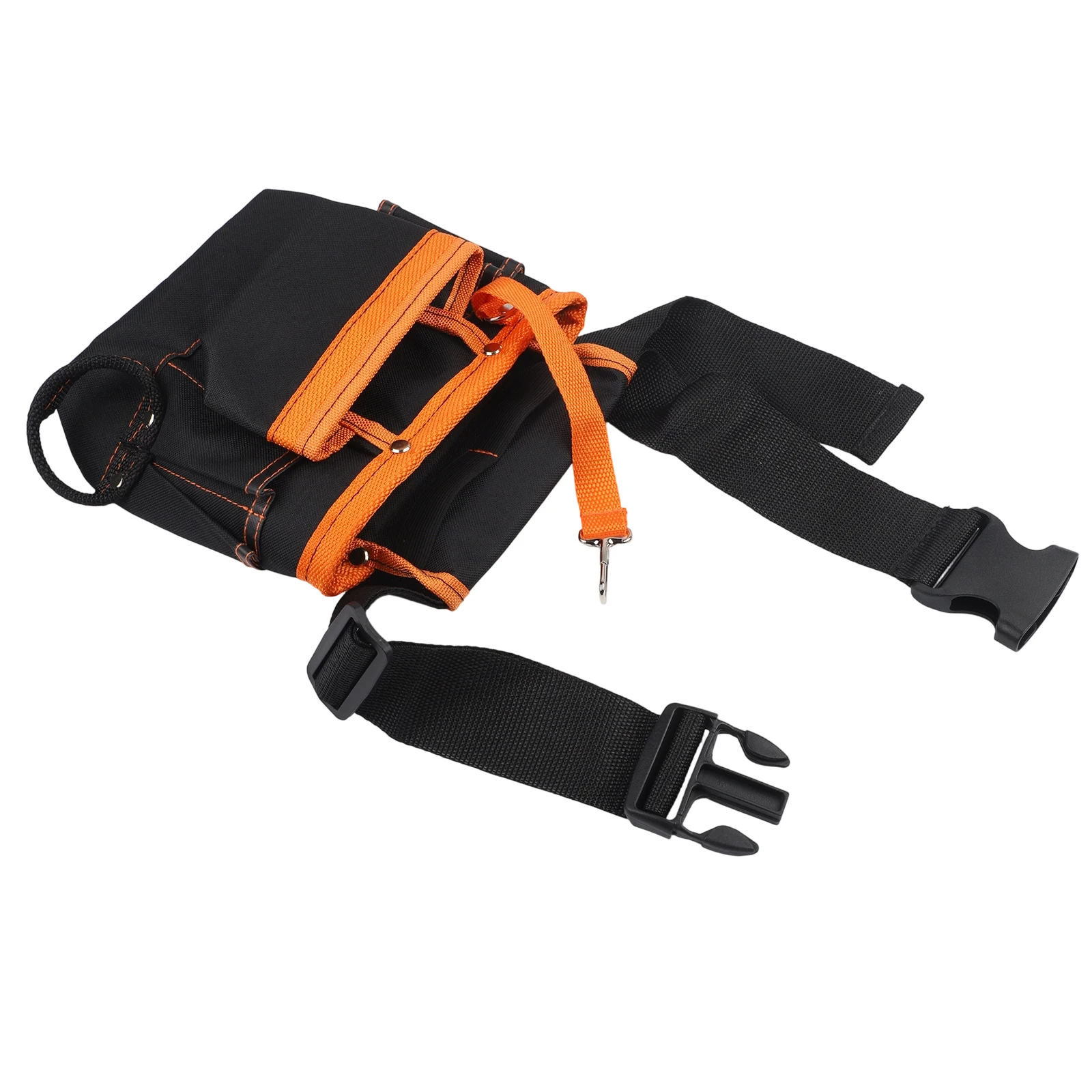 7 Pocket Belt Mounted Tool Pouch for Waist Use Oxford Fabric Construction and Electrical Trade Tool Storage Solution