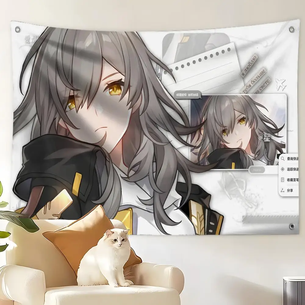 Honkai Star Rail Flags Custom Wall Hanging Background Art Banner For Bedroom Home Living Room Outdoor Decor