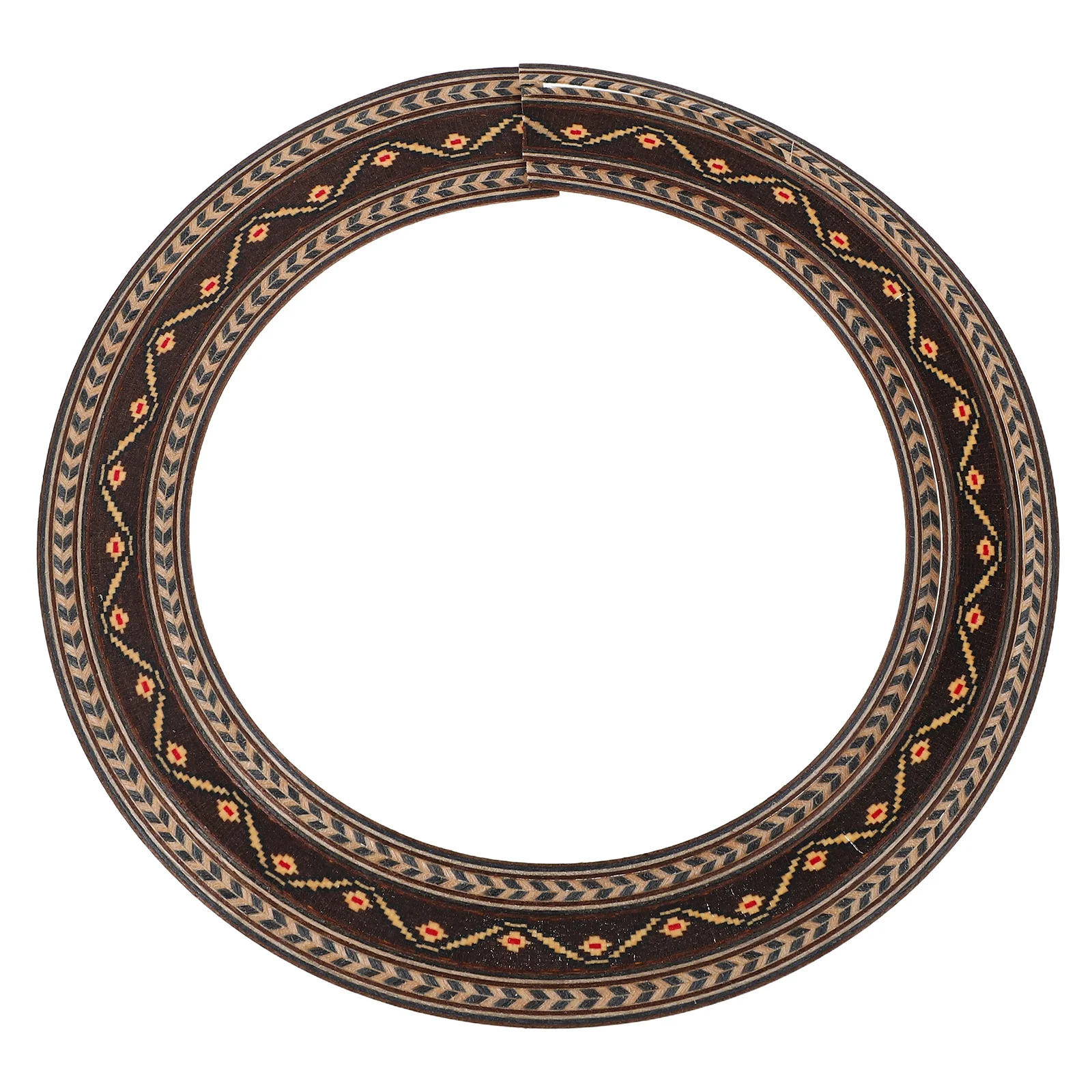 

Wooden Guitar Soundhole Decoration Vintage Acoustic Guitar Sound Hole Rosette Unique Inlay Accessory Wood Inlay for Guitars