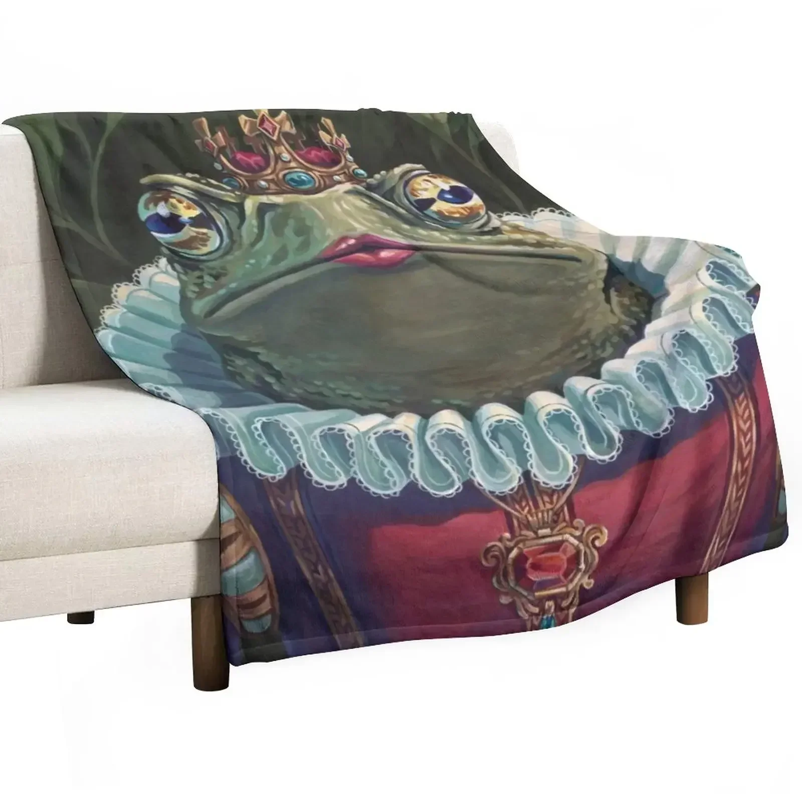 New Toad Queen Throw Blanket Blankets For Sofas Bed linens Blankets