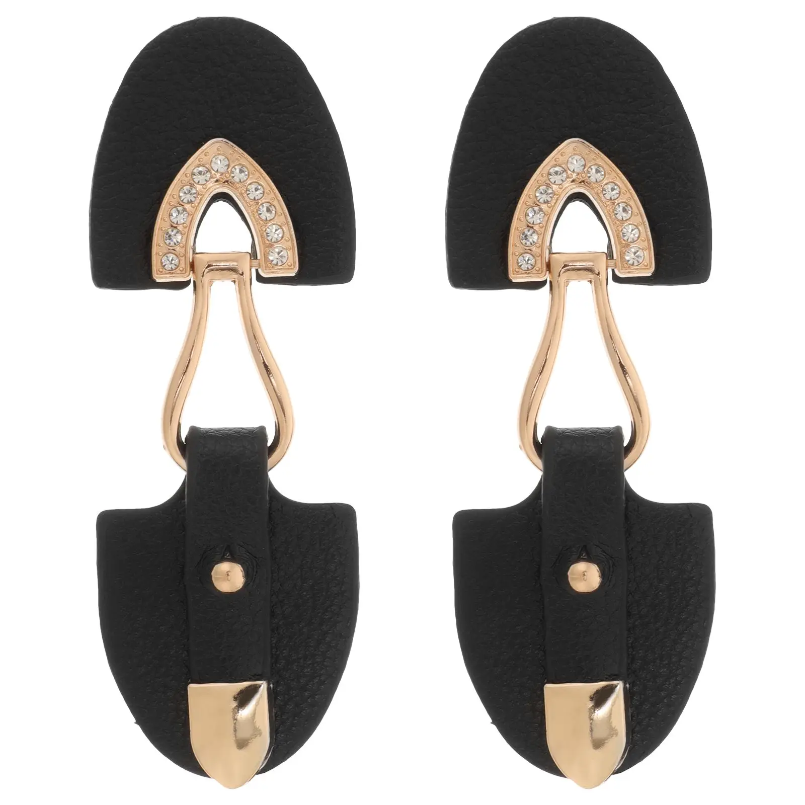 Fivela de alternância de metal preto para jaquetas, fechos de fechamento diy, rebites de vestuário, botões de cintura da moda, fechos de cinto de vestido