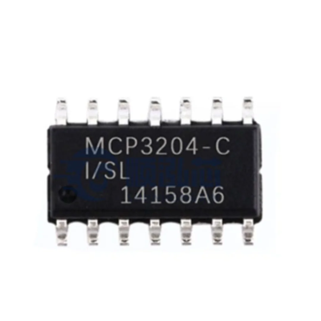 50Pcs/Lot MCP3204 MCP3204-CI/SL MCP3204-B-I/SL Microchip Analog-to-digital Conversion Chips