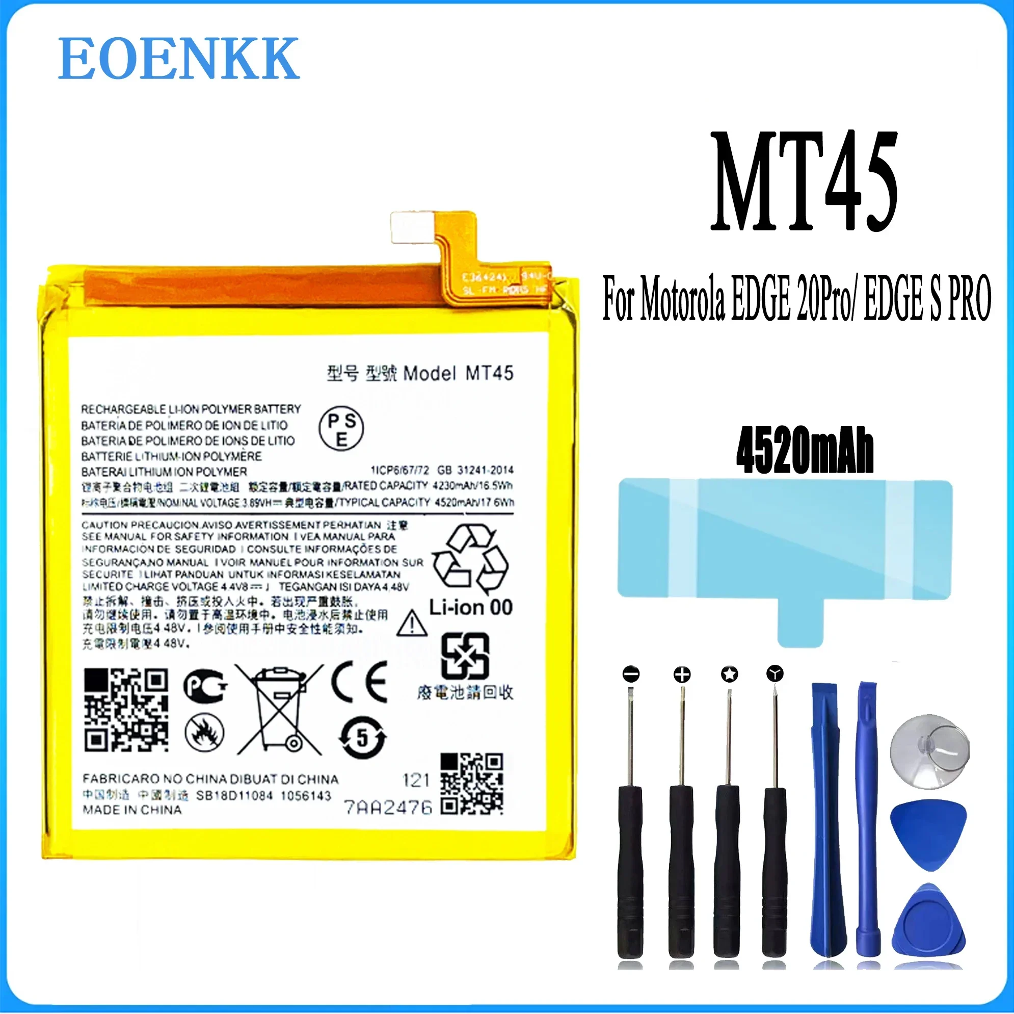 

MT45 Battery For Motorola MOTO Edge S Pro EDGE 20 PRO XT2153-1 Original Capacity Replacement Repair Part Mobile Phone BATTERY