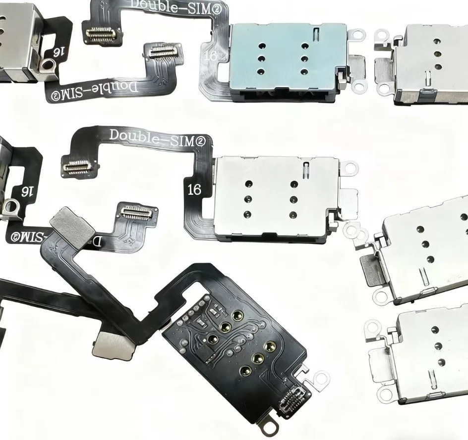 IP12 to 16 Built-In R-SIM DB Double SIM MEP SED iC Flex Cable SIM Card Management Accessory for iPhone