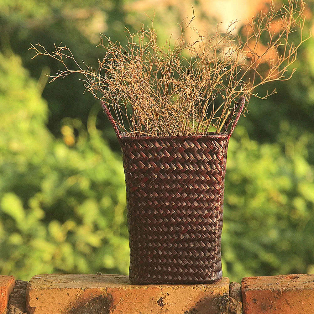 

Wicker Rattan Basket Large Capacity Storage Organizer For Kids Towels Blankets Laundry Bedroom Bathroom Dorm Simulated