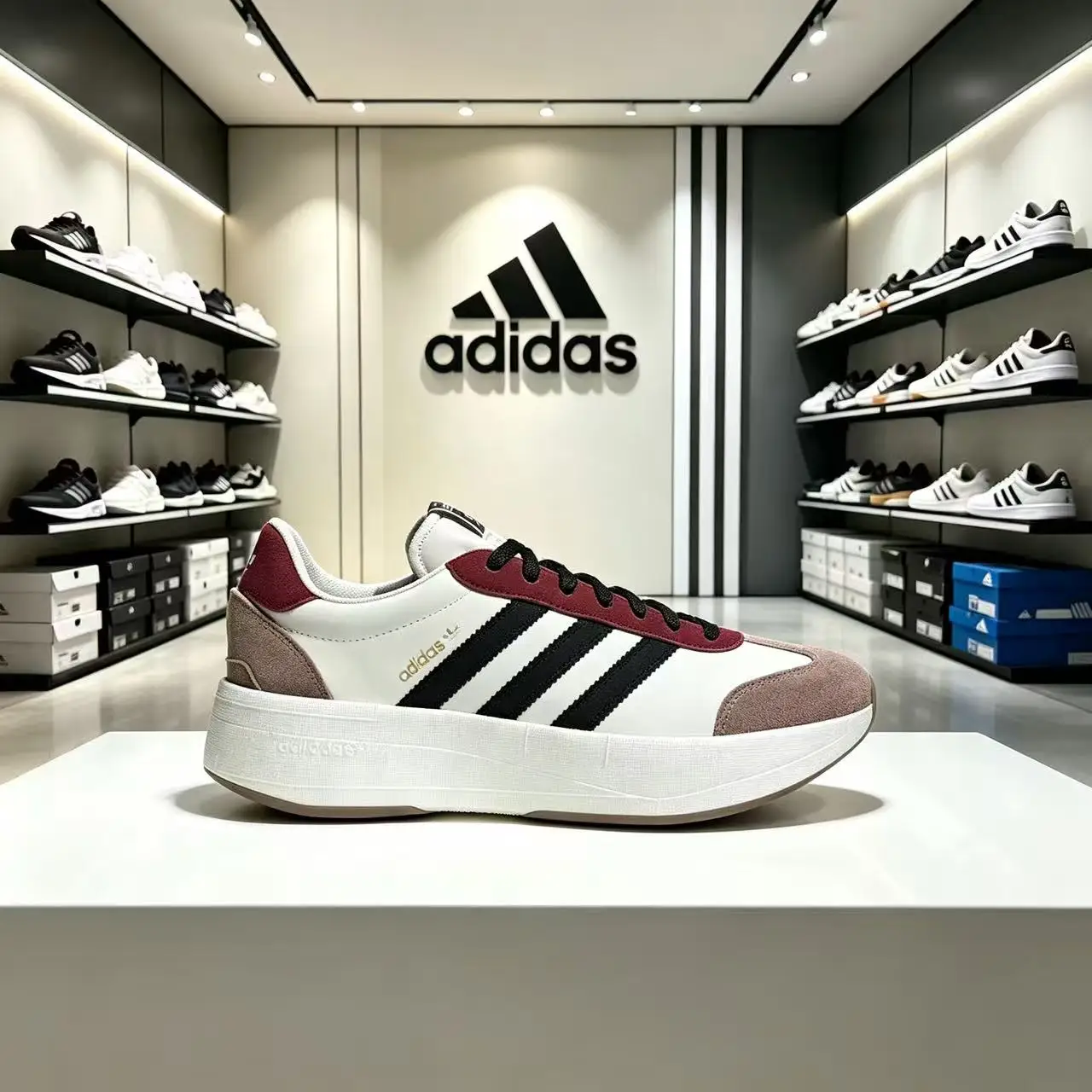 Adidas Originals CITY RNR Comfortable, Versatile, Durable Low-top Sprint Running Shoes Unisex White JR7000