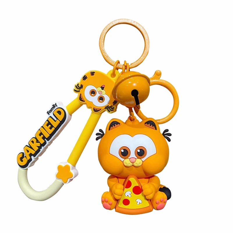 

Новый стиль 2021, брелки Tsundere Garfield, брелок для ключей, кукла, кулон, фигурка, Коллекционная модель, игрушки, подарок