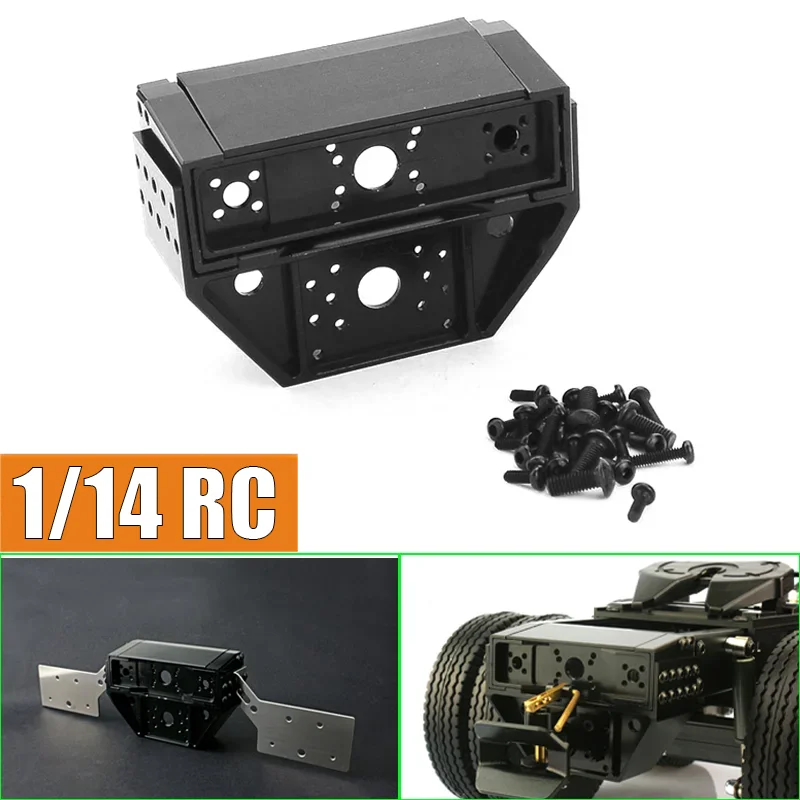 

1/14 Simulation Metal Trailer Tail Boom Tow Drag for Tamiya SCANIA 770S R620 VOLVO BENZ Arocs MAN TGX LESU Car RC Truck